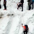 Aggiornamento tecnico su ghiacciaio: Giornata di manovre ed  esercitazioni