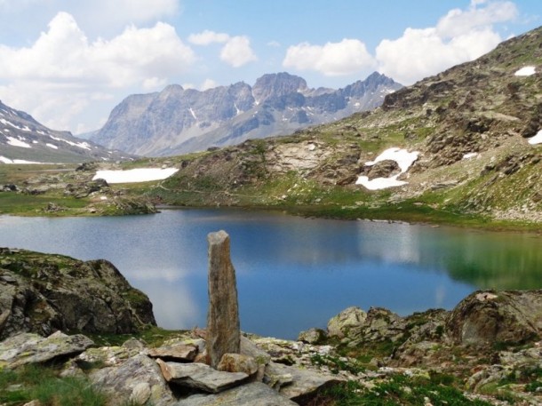 Giro dei laghi di Chianale e Col Longet 2649 m.